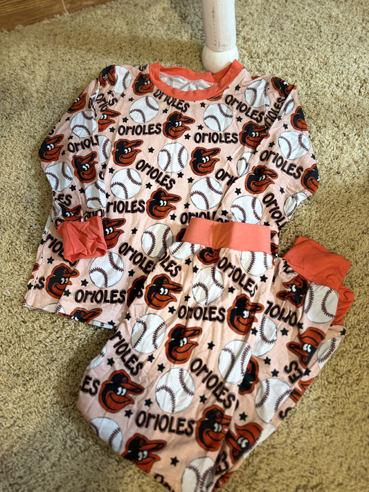 READY TO SHIP ORIOLES 2 PIECE JAMS