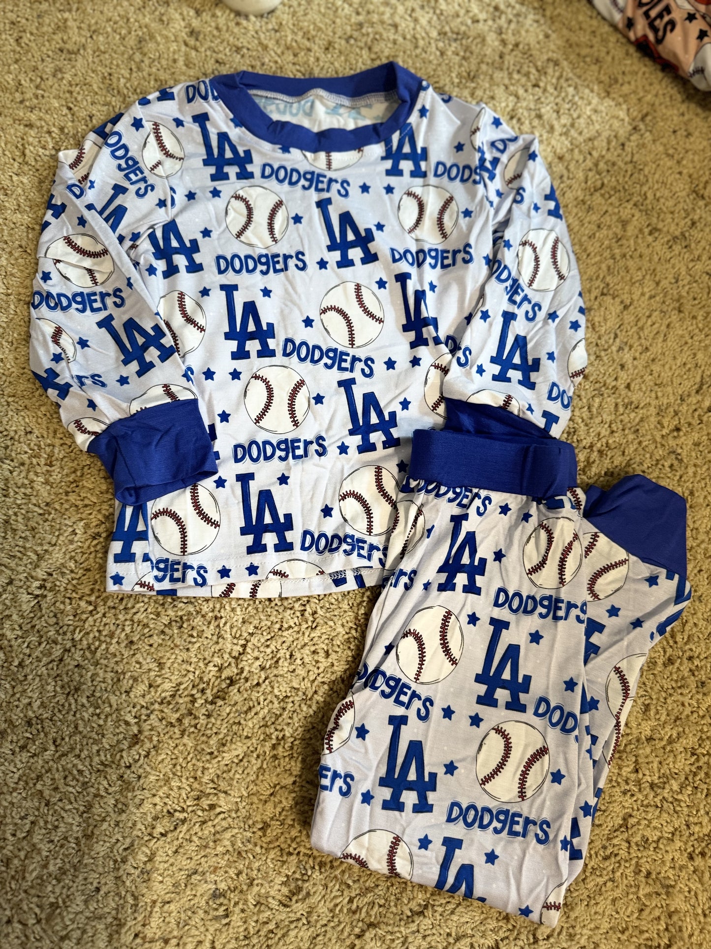 READY TO SHIP DODGERS 2 PIECE JAMS