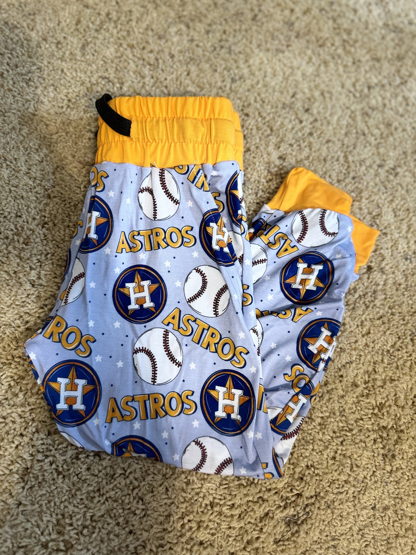 READY TO SHIP  ASTROS JOGGERS