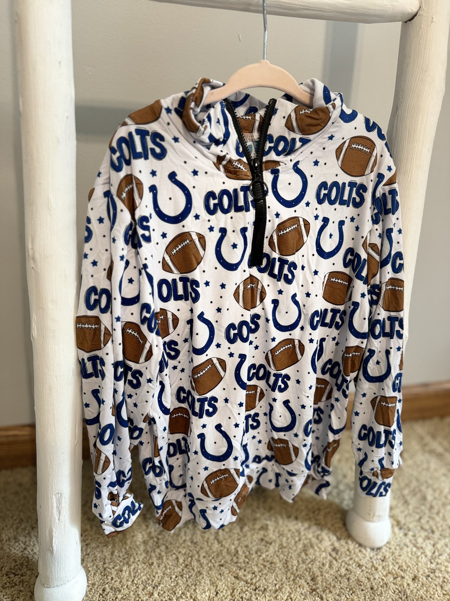 READY TO SHIP COLTS HALF ZIP